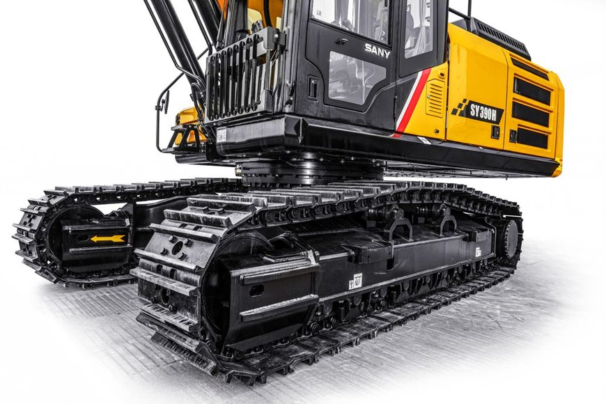 The new SY390H – SANY is expanding its product range to meet the requirements of European customers 